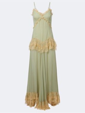 silentium maxi dress in ivory lace De La Vali | Dresses | De La Vali Gown